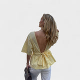 Margareta – Elegant Blouse with Collar