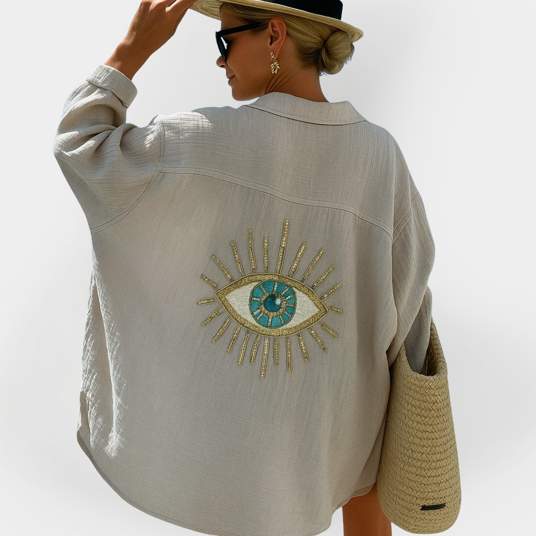 Summer Shirt with Eye Pattern