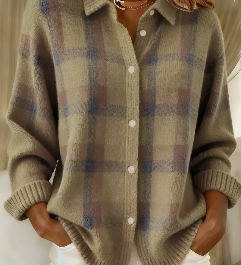Ana™ – Checkered Knit Vest