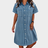 Fragrant Summer Denim Dress