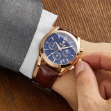 Luxury watch with a handmade strap