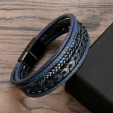Ragnar Band - Leather Braided Viking Bracelet