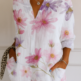 Astra | Colorful Patterned Blouse