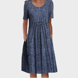 Matea - Elegant and Comfortable Floral Dress with Pockets
