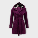 Evelyn - Winter Coat with a Brim.