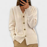 Marij – Vintage Women's Sweater with V-Neck
