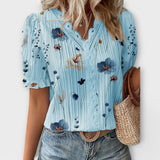 Hermina - V-Neck Blouse