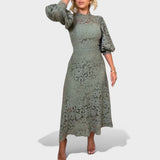 Maja - Lace Dress with Lanterns
