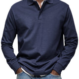 Laurent Celje | Luxury Long Sleeve Polo Shirt
