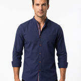 Tobias™ | Modern Men's Long Sleeve Polo Shirt
