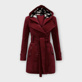 Evelyn - Winter Coat with a Brim.