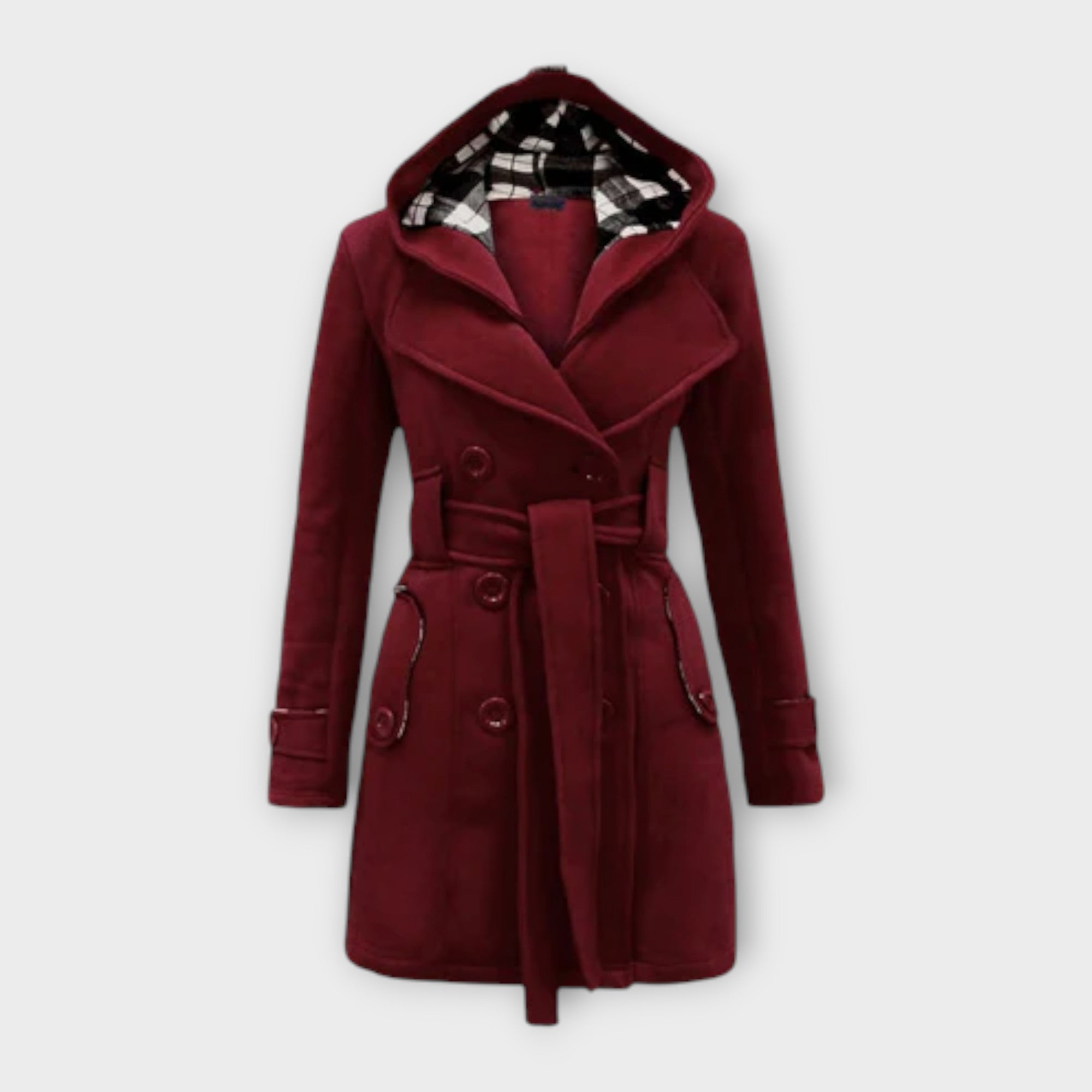Evelyn - Winter Coat with a Brim.