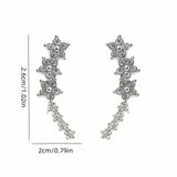 Timeless flower-shaped earrings