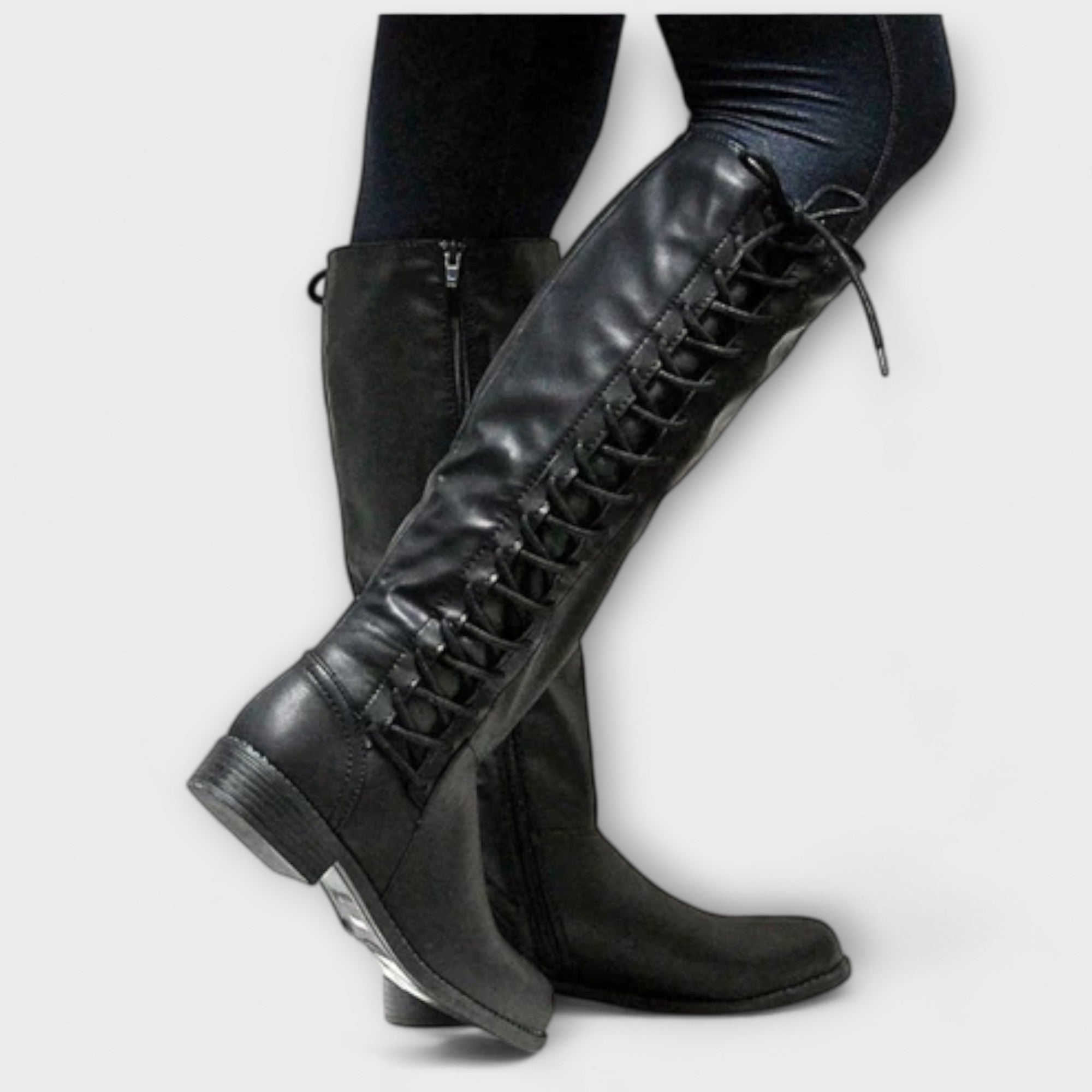Karla – elegant boots with laces for a comfortable, modern look