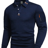 Efraim | Polo shirt with structured material and pockets in sleeves