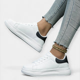 Leather Sports Shoes White