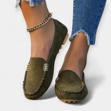 Loafers with Metallic Details