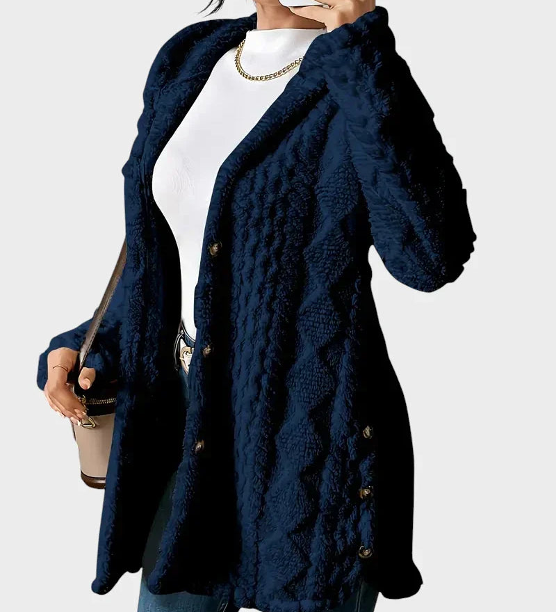 Vesna - Plush Hooded Cardigan