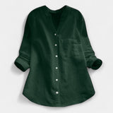 Comfortable Shirt Made of Linen and Cotton