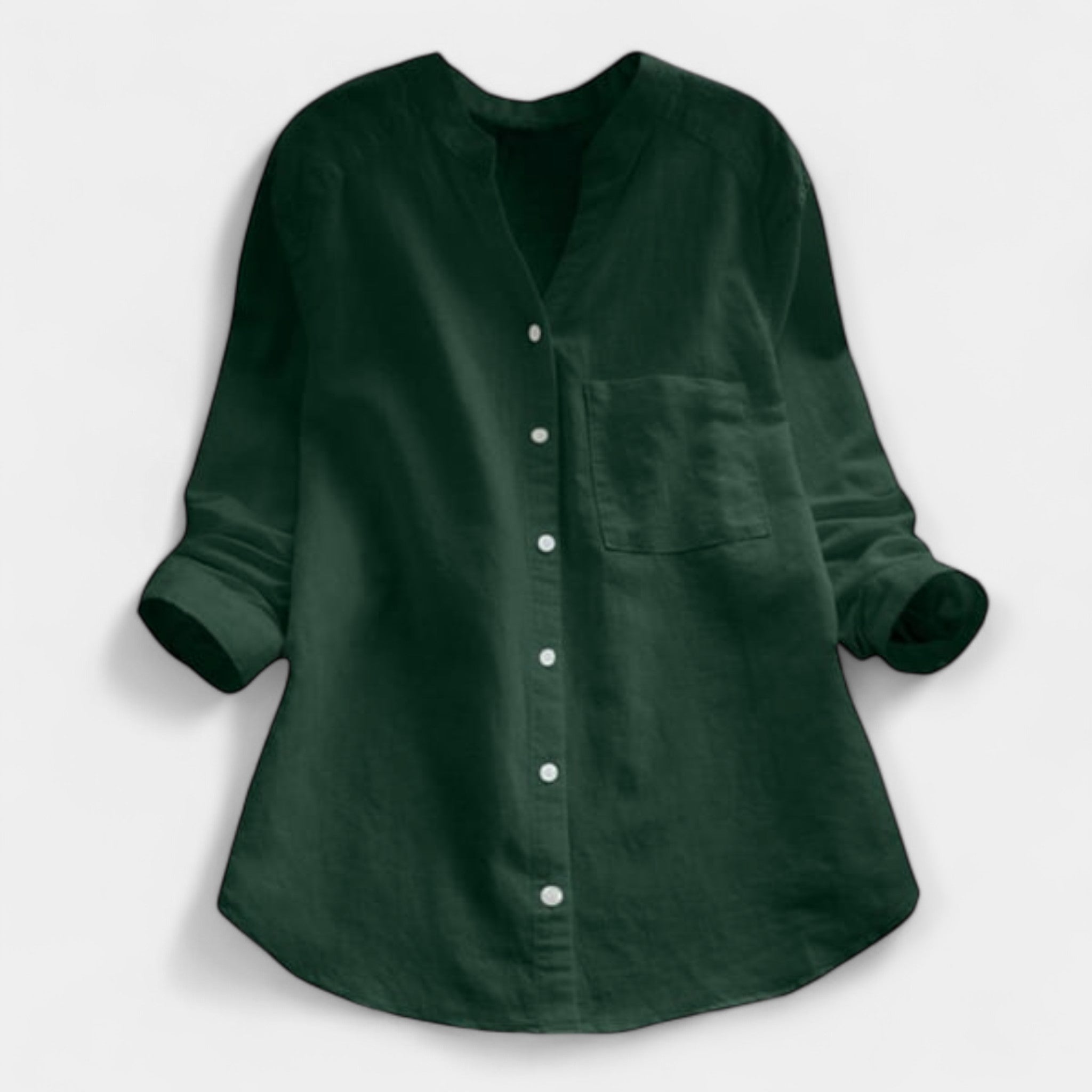 Comfortable Shirt Made of Linen and Cotton