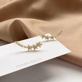 Timeless flower-shaped earrings
