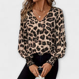 Jadranka - Elegant Leopard Blouse