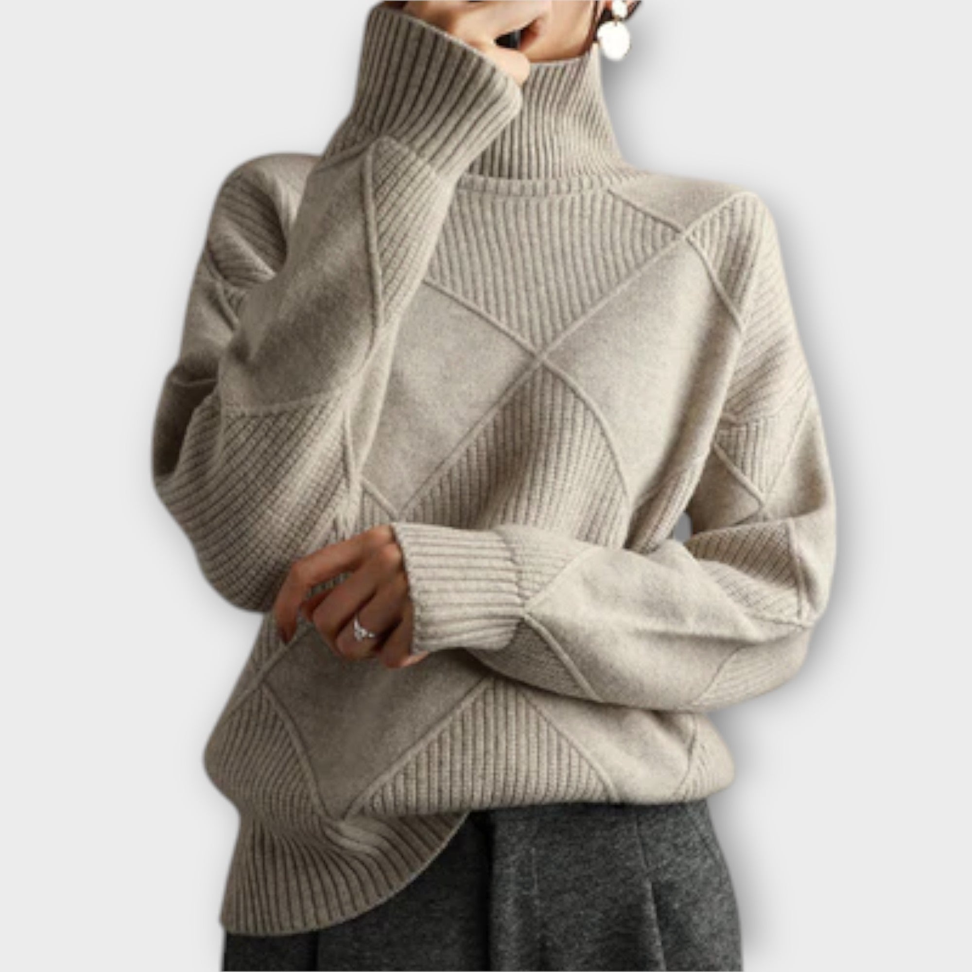Mekana - Comfortable Turtleneck Sweater