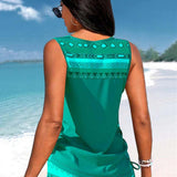 Márcia - Tankini with geometric print