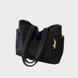 Amalija – Bag with Ribbed Design and Rope Details