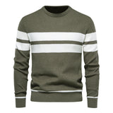 Kaufmann™ | Modern striped pattern men's sweater