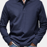 Laurent Celje | Luxury Long Sleeve Polo Shirt