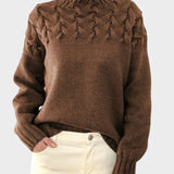 Anja - Women's Knit Turtleneck Sweater