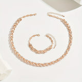 Elegant complete set of glass crystals in the shape of a fish tail