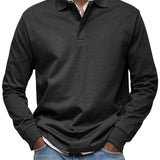 Laurent Celje | Luxury Long Sleeve Polo Shirt