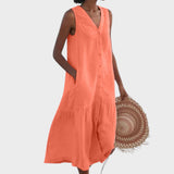 Vita - Elegant and Comfortable Dress with V-Neck