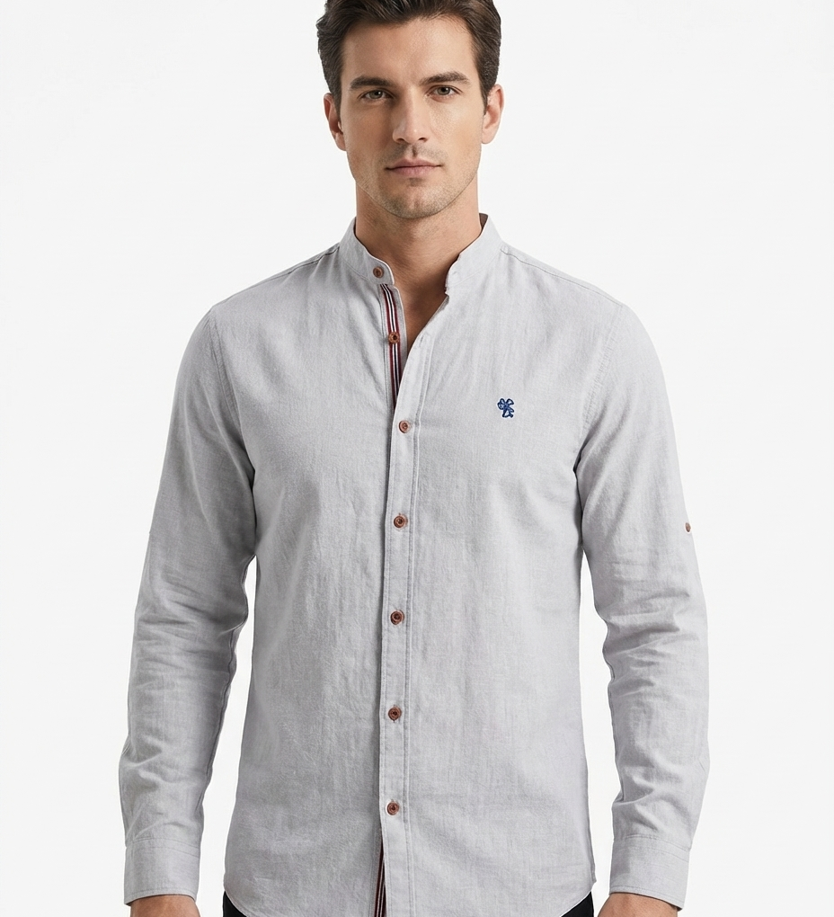 Tobias™ | Modern Men's Long Sleeve Polo Shirt