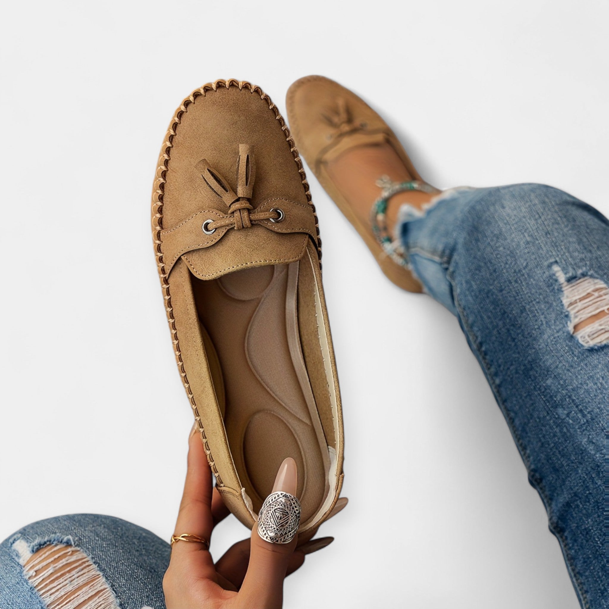 Ballet Shoes with Bow in Style
