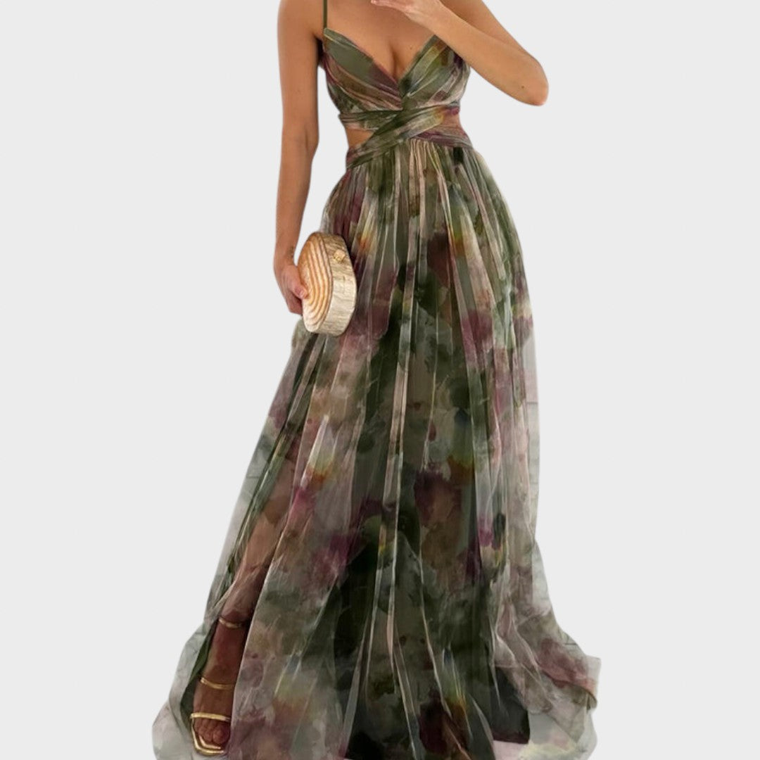 Mia - Floral Maxi Dress for Carefree Elegance