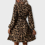 Bruna – Dress with a Waist in Wild Style