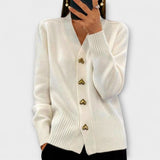 Marij – Vintage Women's Sweater with V-Neck