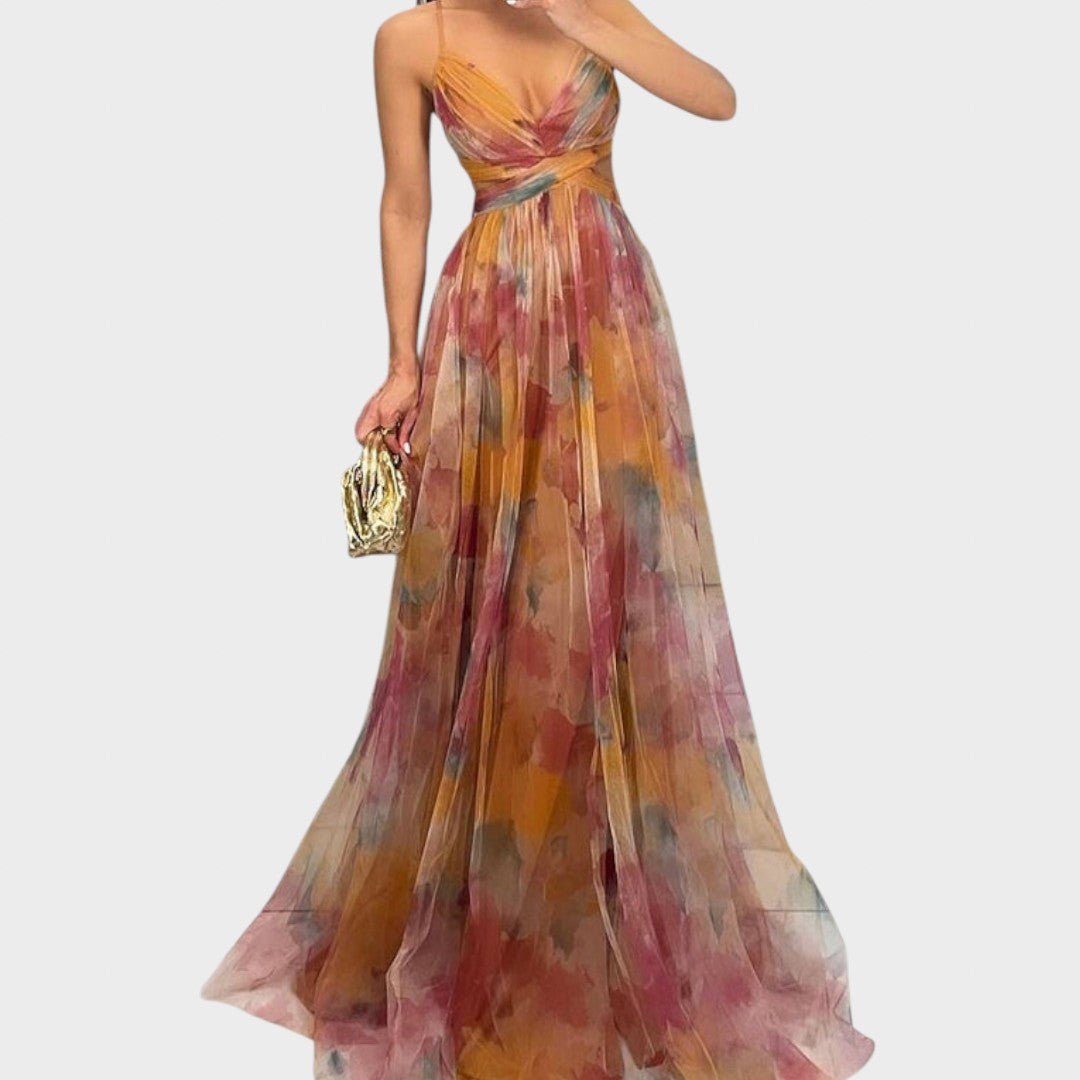 Mia - Floral Maxi Dress for Carefree Elegance