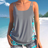 Márcia - Tankini with geometric print