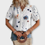 Hermina - V-Neck Blouse