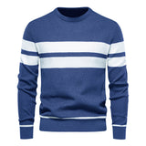 Kaufmann™ | Modern striped pattern men's sweater