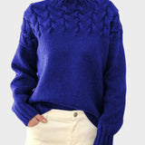 Anja - Women's Knit Turtleneck Sweater