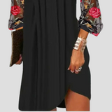 Laura - Elegant Mini Dress with Sheer Sleeves