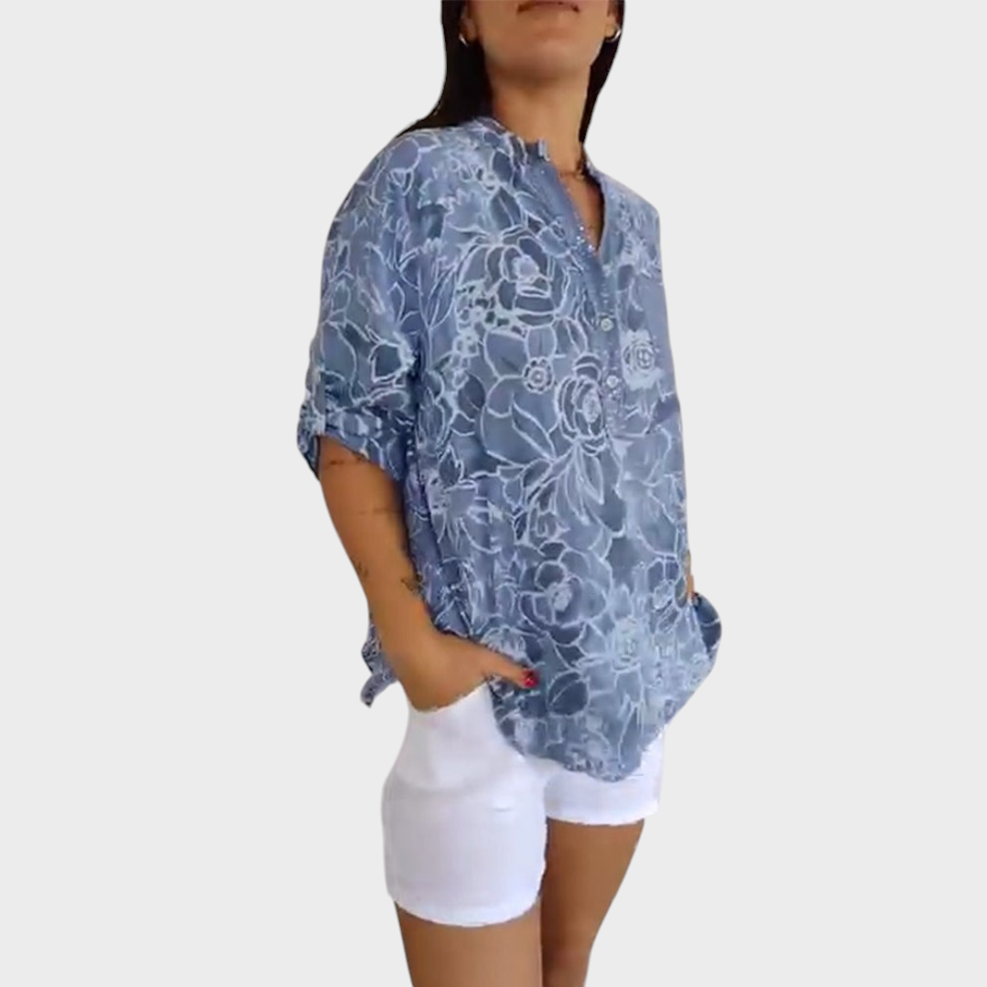 Bernarda - Blouse with Modern Pattern