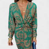 Vesna - Midi Dress with V-Neck