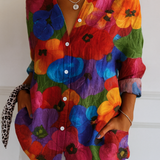 Astra | Colorful Patterned Blouse