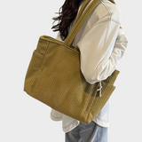 Amalija – Bag with Ribbed Design and Rope Details